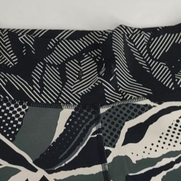 Adidas Leggings M High Rise 7/8 Believe This Green Black Mesh - Picture 11 of 15